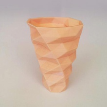 poly vase 7 home 3d print model - Mito3D