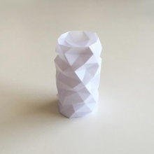 poly vase 3 home 3d print model - Mito3D