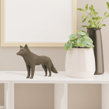 poly Wolf niedrig Spielzeug Tier Skulptur Dekor 3d print model - Mito3D