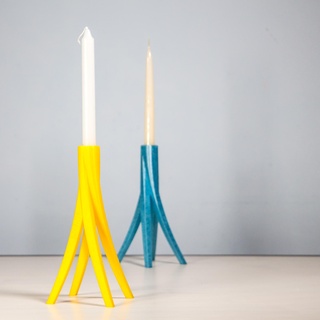 poliana vela candela candelabro vela suporte 3d print model - Mito3D