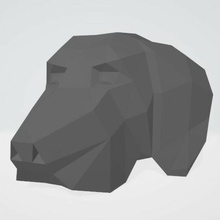 polycount cane chiamato dora animale carta Basso poli 3d print model - Mito3D