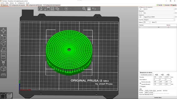 polyester havuz filtre yüzme ızgara Su 3d print model - Mito3D