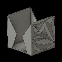 polygon Hinweis box Notizen beachten post it nützlich Veranstalter office desktop 3d print model - Mito3D