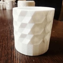 6polygon ekici aracı vazo pot 3d print model - Mito3D