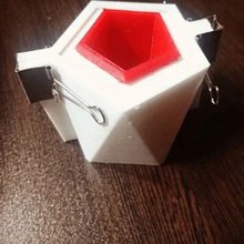 polygon Topf Schimmel tool Kaktus flowe-box Pflanzer Zement 3d print model - Mito3D