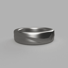 polygone l'anneau bijoux mode mariage l'engagement 3d print model - Mito3D