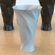 polygon vase 05 home decor pot flower art 3d print model - Mito3D