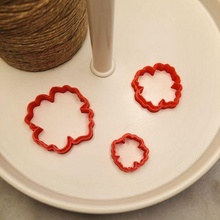 polymer clay cutter cookie ear rings jewelry 3d print model - Mito3D