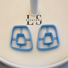 Polymer Lehm Cutter Plätzchen Ohrringe Ringe Schmuck Ausstechform Stempel 3d print model - Mito3D