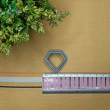 Polymer Lehm Cutter Diamant 3d print model - Mito3D