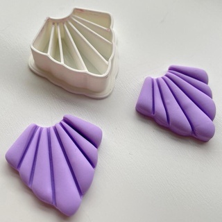 polymer clay cutter 5 earring cookie jewellery making 3d printing cutters craft supplies diy handmade crafting design sculpting tools jewelry printed 3d print model - Mito3D