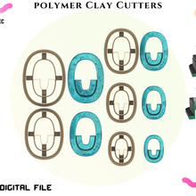 polymer clay cutter 5 size 2 version cut oval double euliteccom cc copyrighted license 3d print model - Mito3D