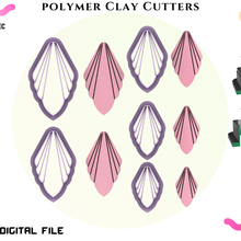 polymer clay cutter 5 size 2 version cut scallop flower euliteccom cc copyrighted license 3d print model - Mito3D