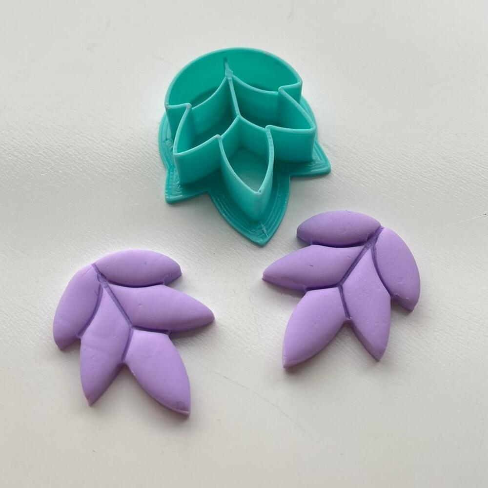 polymer clay cutter 6 earring cookie jewellery making 3d printing cutters craft supplies diy handmade crafting design sculpting tools jewelry printed 3D print model - Mito3D