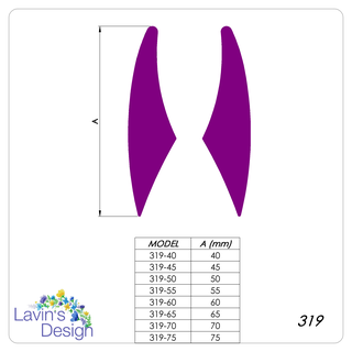 polymer clay cutter 8 sizes r&l led319 texture 3d print model - Mito3D