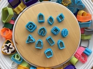 polymère argile coupeur paquet ensemble 60 dossiers base abstrait géométrique formes timbre minimaliste bijoux boucles d'oreilles 3d print model - Mito3D