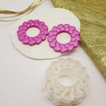 polymer clay cutter circle 13 hearts euliteccom jewelry stamp cutters roller stl shapes indi minimal fashion jewellry lorren3d 3d print model - Mito3D