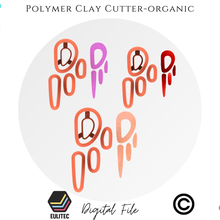 polymer clay cutter dangle tear organic euliteccom jewelry indie minimalist fashion jewel arch 3d print model - Mito3D