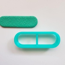 polymer clay cutter hair clip 3d print model - Mito3D