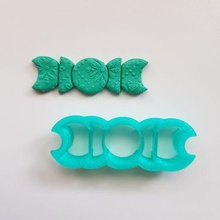 Polymer Lehm Cutter Haar Clip Mond Phase 3d print model - Mito3D