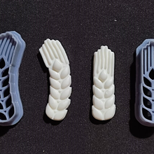 polímero arcilla cortador trigo oído x2 diseños 3d print model - Mito3D