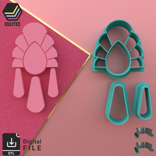polymer clay cutters 3 models 5 sizes 2 cut versions euliteccom cc copyrighted license 3d print model - Mito3D