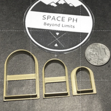Polymer Lehm Ohrring Cutter baumeln einstellen Stapel 7 Schmuck 3d print model - Mito3D