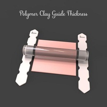 polymer clay guide thickness jewelry cutters depth strips 3d print model - Mito3D