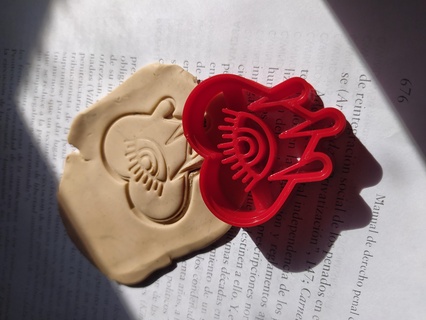 polymère argile cœur coupeur biscuit bijoux boucles d'oreilles 3d print model - Mito3D
