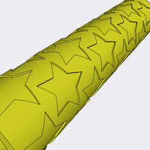 polimero argilla stella rullo gioielleria taglierina taglio struttura design arte fiore 3d print model - Mito3D