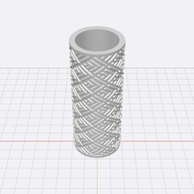 polimero argilla struttura rullo 009 picchi 3d print model - Mito3D