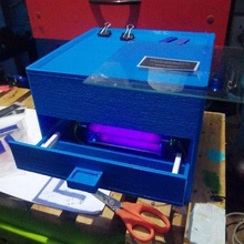 polímero sello caja uv lámpara 3d print model - Mito3D