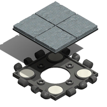 polypanels - mazmorra de los azulejos juego juguete accesorios 3d print model - Mito3D