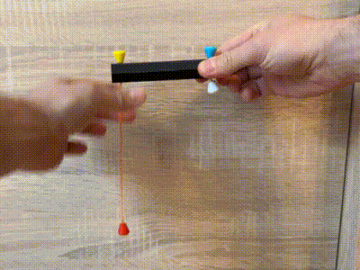 pom-pom prayer stick mystery magic wonder pom close closeup 3d print model - Mito3D