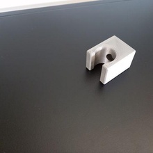 pommel support rectangle shower knob 3d print model - Mito3D