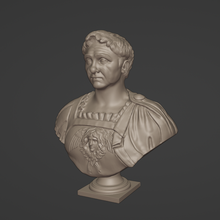 pompey great bust roman italy republic history person character man sculpture statue art sculptures 3d print model - Mito3D