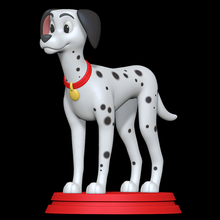 coloco 101 dálmatas arte perdido fragmento Disney cão fêmea canino focinho Preto branco mamífero pata peludo masculino 3d print model - Mito3D