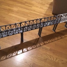 pont pour train lectrique chelle ho art scans replicas 3d print model - Mito3D