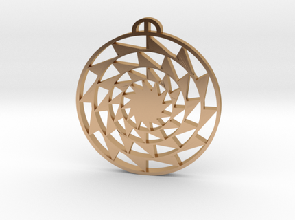 pontecurone lombardia crop circle pendant harvest 3d print model - Mito3D