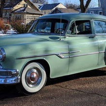 pontiac chieftain 4 door sedan 1953 game 1952 1954 1955 50s 60s american car vintage vehicles 3d print model - Mito3D