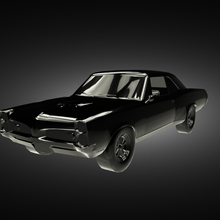 pontiac gto game auto car cars 3d print model - Mito3D