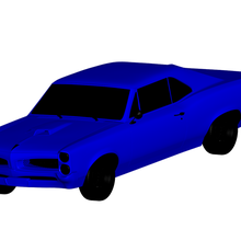 Pontiac gto 3d print model - Mito3D