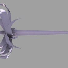 pontifex quinella sword sao alicization episode 23 re-make fashion anime props cosplay weapon prop art online wip costume 3d print model - Mito3D