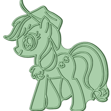 pony 15 cookie cutter my little 3d print model - Mito3D