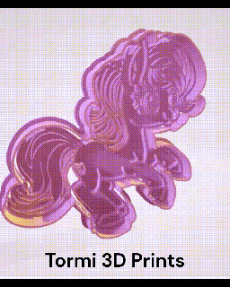 pony cookie cutter marker 3d print model - Mito3D