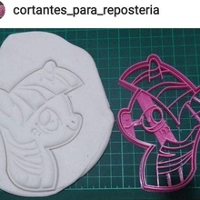 pony model 1 cutter stamped 10cm cookie cutting stamp 3d print model - Mito3D