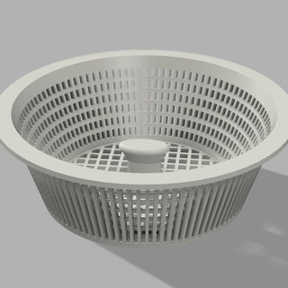 piscina calha natação rampa filtro rede água tampa 3d print model - Mito3D
