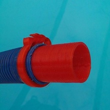 piscina tubo flessibile morsetto 3d print model - Mito3D