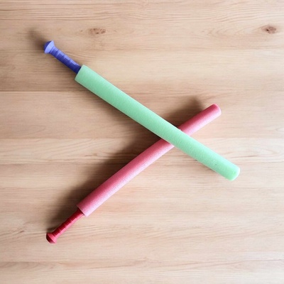 pool noodle sword handle game game play 3d print model - Mito3D