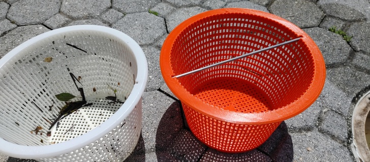 piscina desnatadora cesta filtrar 3d print model - Mito3D